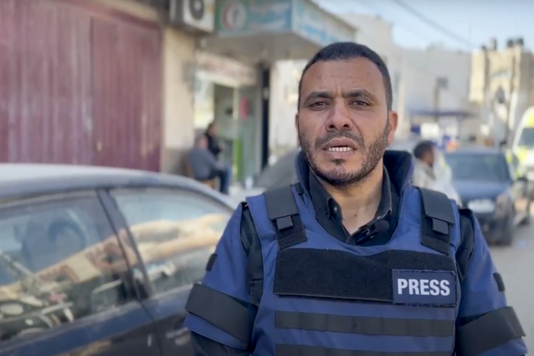 Dziennikarz Alaa Salameh